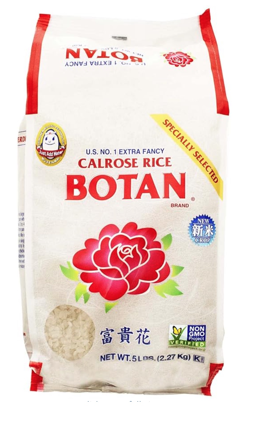 Calrose Rice Botan - 5lb